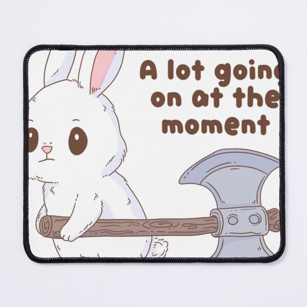 Item preview, Cute Bunny Battle Axe Chaos Mood designed and sold by Mitctiedemann.