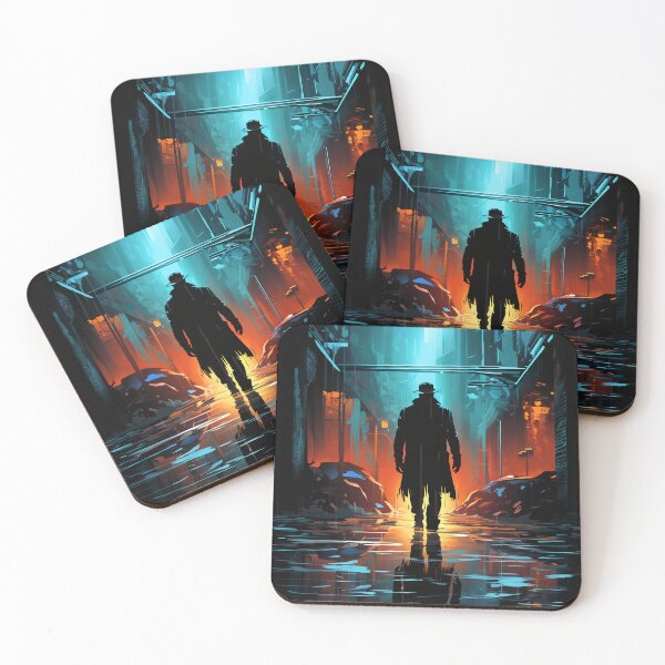 Item preview, Cyberpunk Noir Detective designed and sold by Roohoo231.