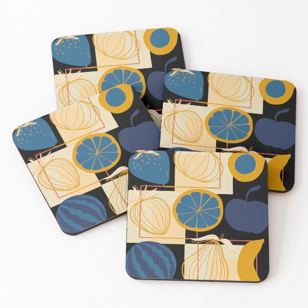 Item preview, modern-fruit-abstract-illustration-geometric-art designed and sold by Koirojsa-nga.