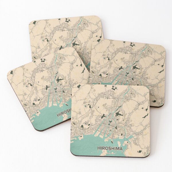 Item preview, Hiroshima City Map of Japan - Vintage designed and sold by deMAP.