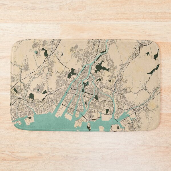 Item preview, Hiroshima City Map of Japan - Vintage designed and sold by deMAP.