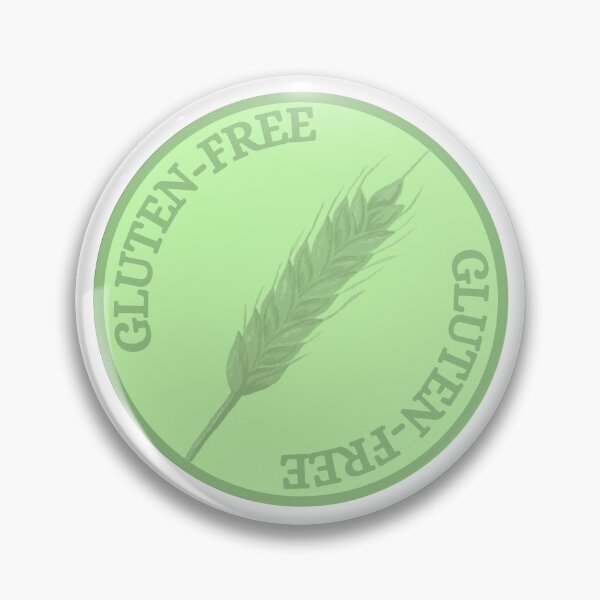 Item preview, Gluten Free Food Label Light Green designed and sold by studyandsift.