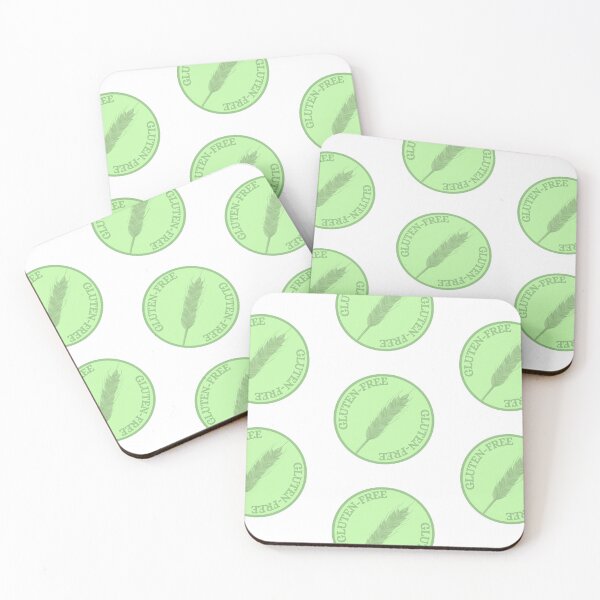 Item preview, Gluten Free Food Label Light Green designed and sold by studyandsift.