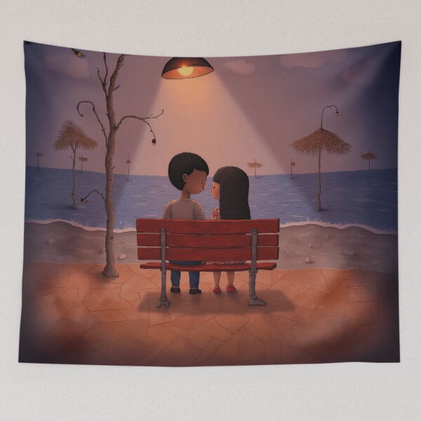Item preview, Seaside Evening Together designed and sold by Whimsical Hug.