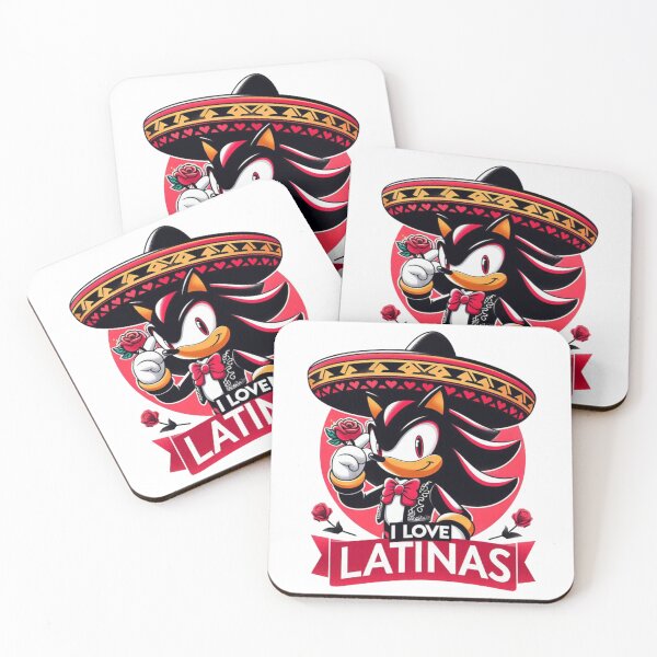 Item preview, Shadow The Hedgehog I Love Latinas designed and sold by Wilburn  Laveta.