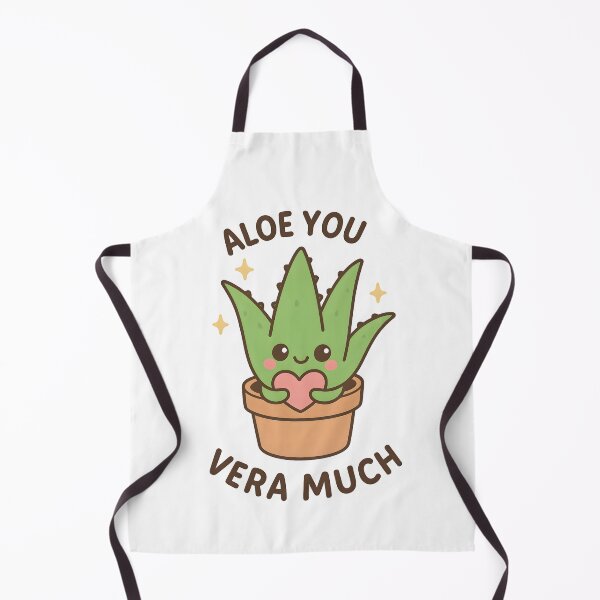 Item preview, Aloe You Vera Much – Cute Kawaii Aloe Vera Succulent Pun Design designed and sold by OsasChild.