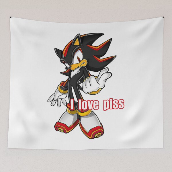 Item preview, Shadow The Hedgehog I Love Piss designed and sold by Wilburn  Laveta.