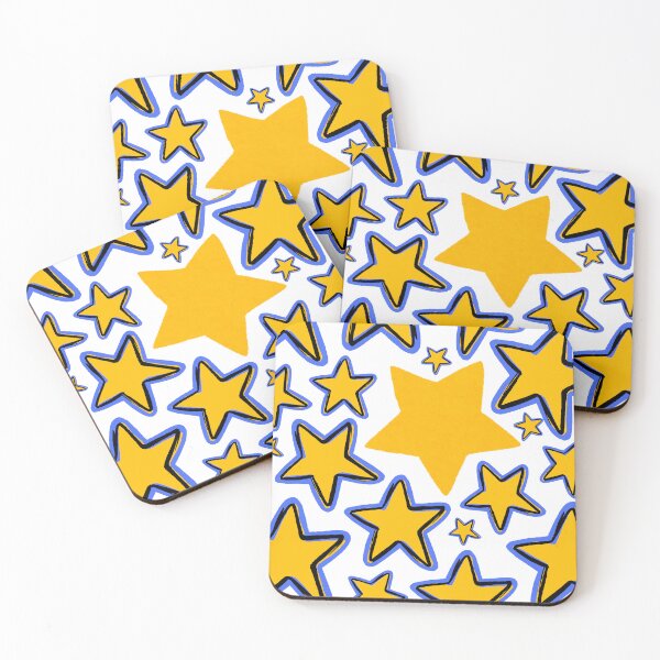 Item preview, yellow stars designed and sold by MangaVerse888.