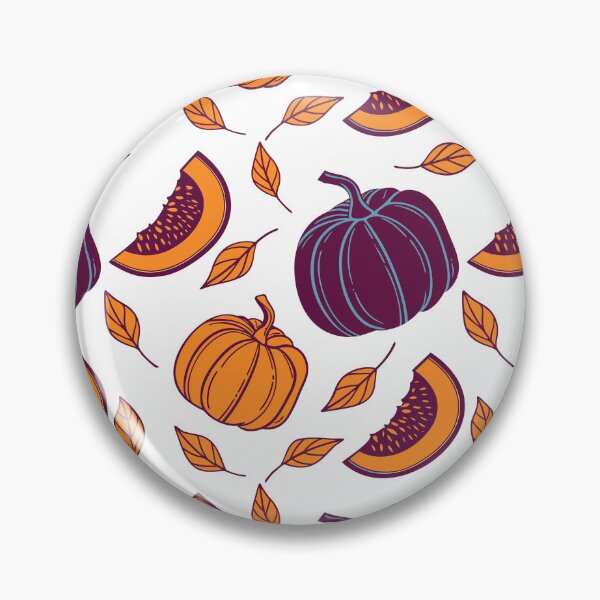 Item preview, A cute pattern of pumpkins and leaves in autumn designed and sold by Merrylands Artshop.