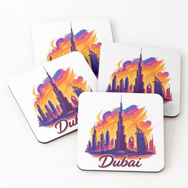 Item preview, Dubai Gulf Tiger City United Arab Emirates Burj Khalifa magnificent gift designed and sold by Pineapple-Tree.