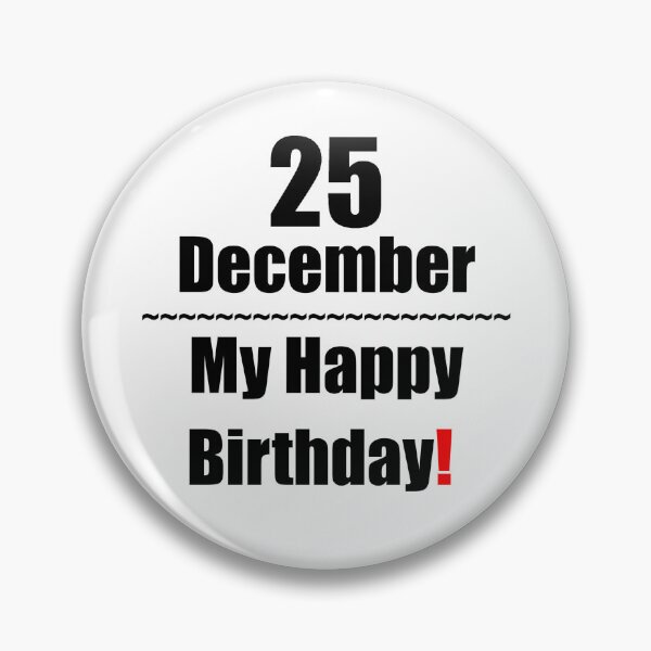 Item preview, 25 December Birthday designed and sold by ariksworld.