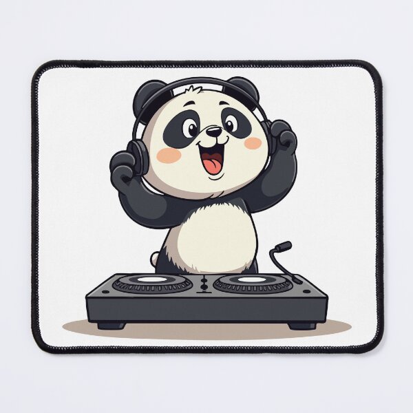 Artikelvorschau, Panda DJ – Lustiger Party Panda entworfen und verkauft von Hans-Design.