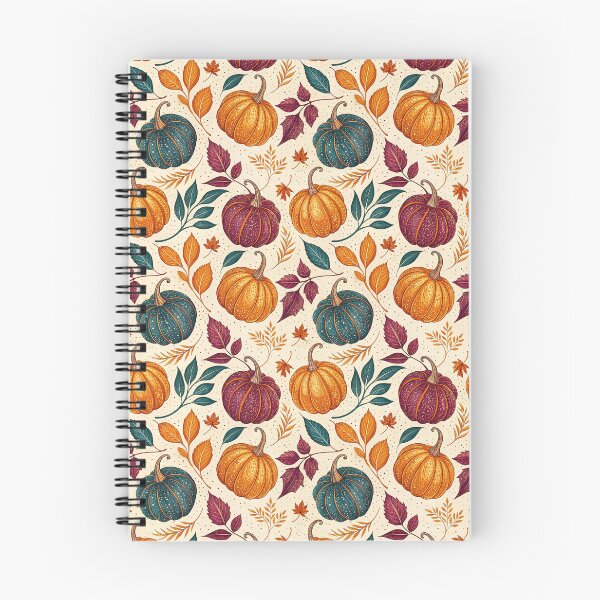 Item preview, A dreamy and whimsical pattern of pumpkins and leaves in fall designed and sold by Merrylands Artshop.