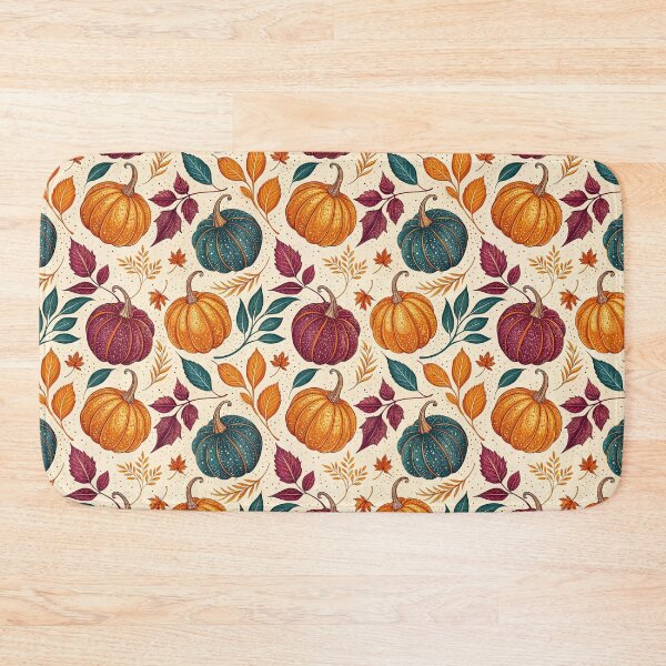 Item preview, A dreamy and whimsical pattern of pumpkins and leaves in fall designed and sold by Merrylands Artshop.