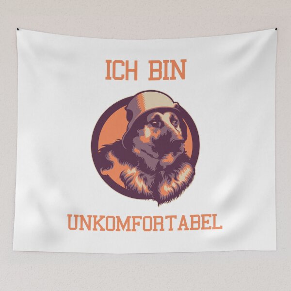 Item preview, Ich Bin Unkomfortabel German Shepherd Meme  designed and sold by Damonauch.