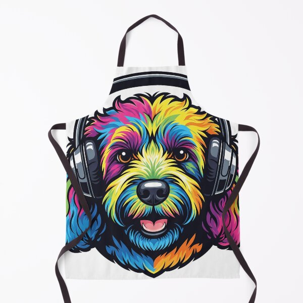 Item preview, Vibrant Cavoodle Music Lover - Colorful Dog Art - Dog With Headphone designed and sold by UniqueXee.