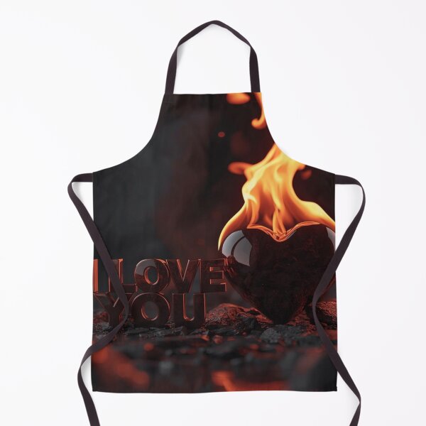 Item preview, Burning Heart Love Design – Passionate Romantic Art designed and sold by VISTRAS.