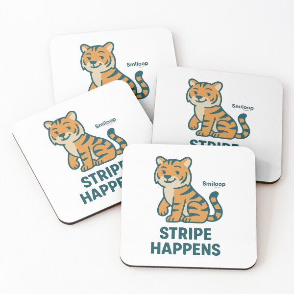 Item preview, Stripe Happens – Cute Tiger Design designed and sold by Smiloop Kivivi.