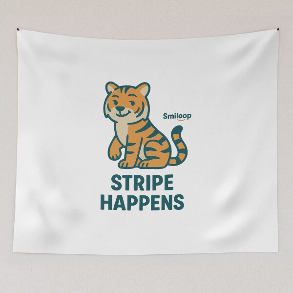 Item preview, Stripe Happens – Cute Tiger Design designed and sold by Smiloop Kivivi.
