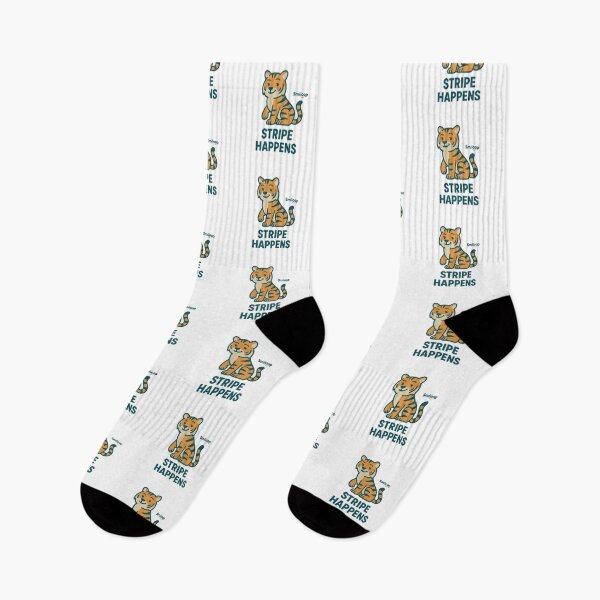 Item preview, Stripe Happens – Cute Tiger Design designed and sold by Smiloop Kivivi.