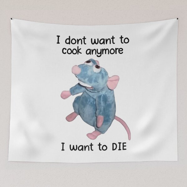 Item preview, I Don'T Want To Cook Anymore I Want To Die designed and sold by Damonauch.