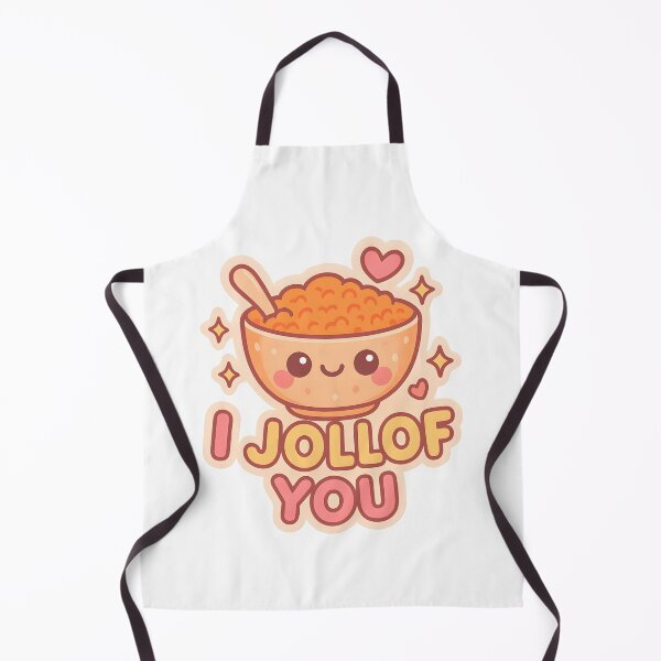 Item preview, Kawaii Jollof Rice Bowl Pun – “I Jollof You” Cute Food Art designed and sold by OsasChild.