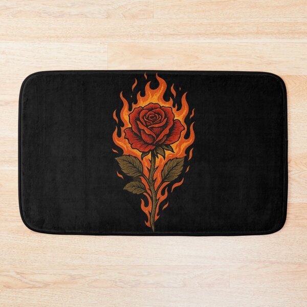 Item preview, “Flame Rose – Burning Beauty” designed and sold by DailyVibesCo.