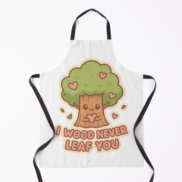 Item preview, Kawaii Tree – “I Wood Never Leaf You” Pun Design designed and sold by OsasChild.