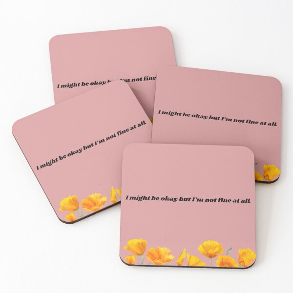 Item preview, I might be okay sticker, taylor swift sticker designed and sold by AnnesImages.