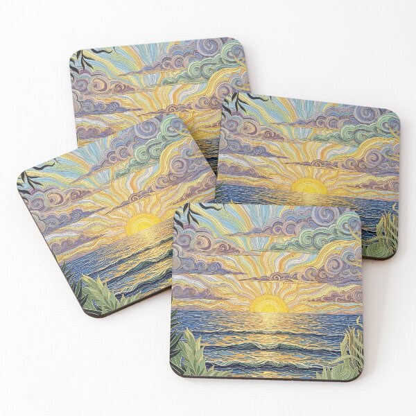 Item preview, Sunset over the Painted Sea designed and sold by Lizetteh.