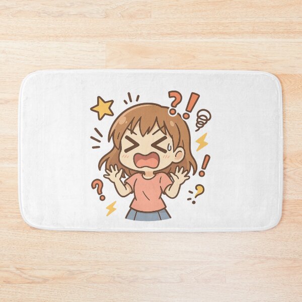Artikelvorschau, Verrücktes Chibi-Mädchen – Süße Kawaii-Anime-Illustration entworfen und verkauft von MK-WOOD.