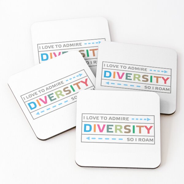 Item preview, I love to admire diversity so I roam designed and sold by Wiggly Lines.