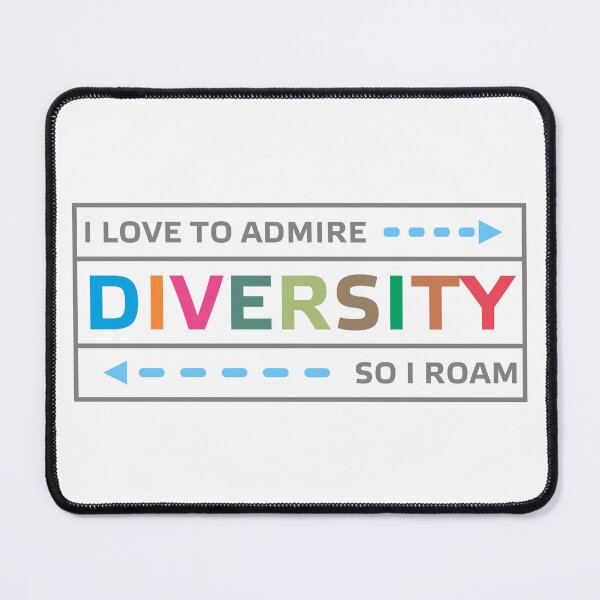 Item preview, I love to admire diversity so I roam designed and sold by Wiggly Lines.