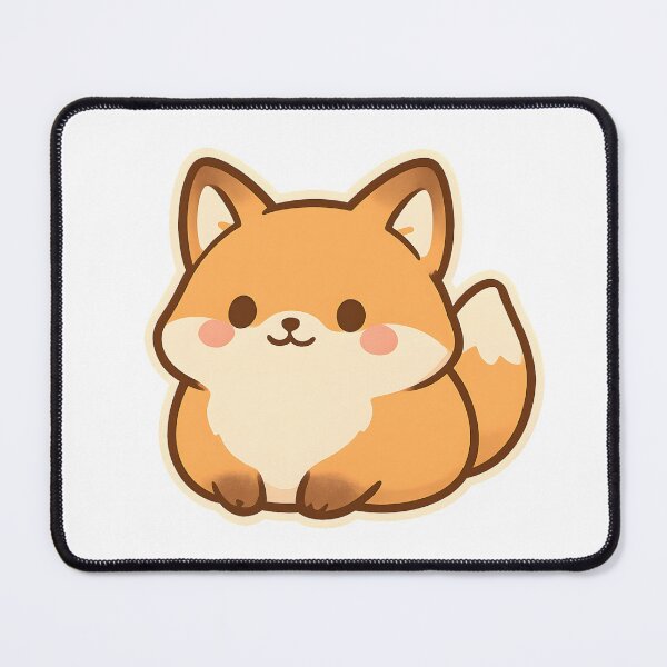 Item preview, Kawaii Chubby Fox – Cute Adorable Fox Illustration Design designed and sold by OsasChild.