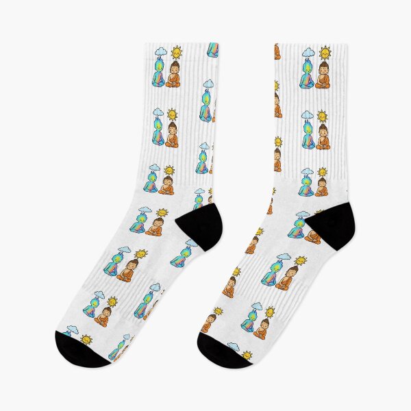 Item preview, Kawaii Buddha & Enlightened Energy Being – Cute Spiritual Meditation Design designed and sold by OsasChild.