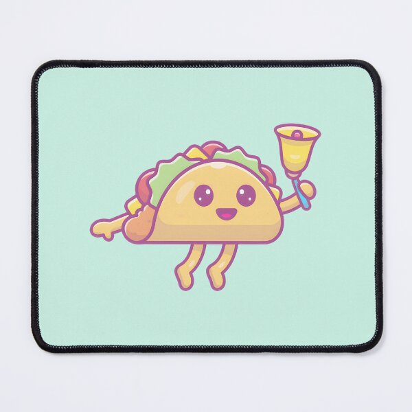 Item preview, Happy Taco Mascot Ringing Bell | PERFECT GIFT FOR YOU AND FRIENDS designed and sold by ToddYeager.