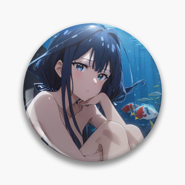 Item preview, Aki Adagaki Aquarium Glow Masamune kun Revenge Anime Waifu designed and sold by earlobejerk.