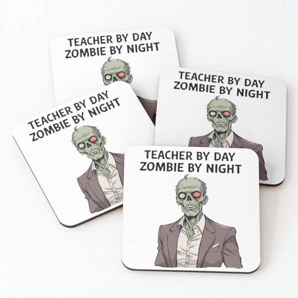 Item preview, Teacher by Day Zombie by Night – Funny Halloween Teacher Design designed and sold by jelonkaa.