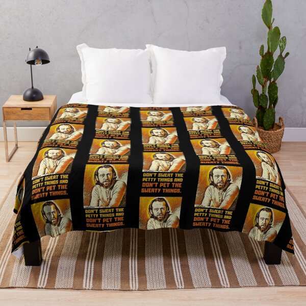 Item preview, Don'T Sweat The Petty Things And Don'T Pet The Sweaty Things. George Carlin. designed and sold by EnikoKovacsa.