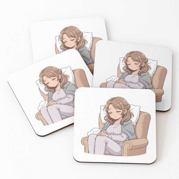 Item preview, Girl Sleeping on Sofa designed and sold by quinac.