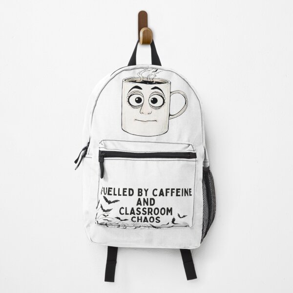 Item preview, Fueled by Caffeine and Classroom Chaos Mug – Funny Teacher Halloween Coffee Design designed and sold by jelonkaa.