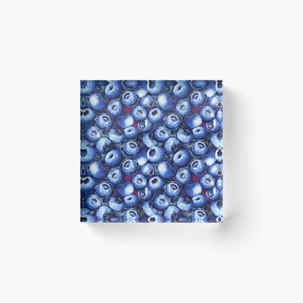 Item preview, Seamless Blueberry Fruit Pattern Illustration designed and sold by AlweeCeed.