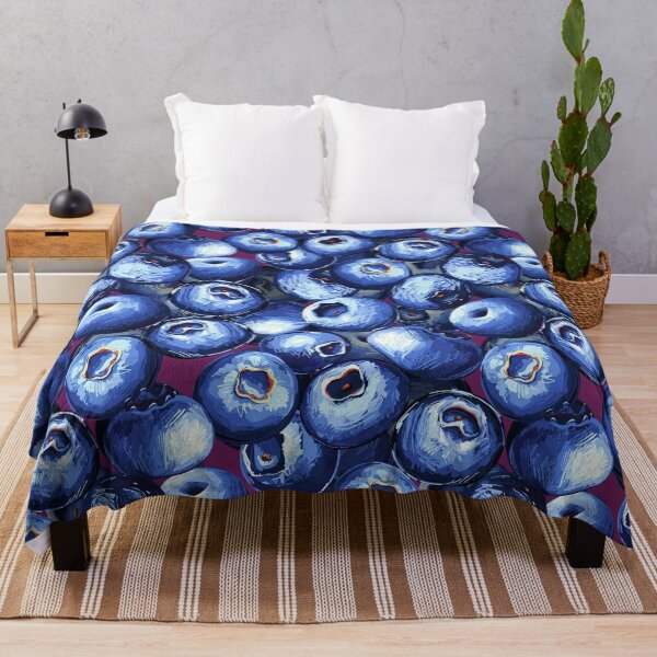 Item preview, Seamless Blueberry Fruit Pattern Illustration designed and sold by AlweeCeed.