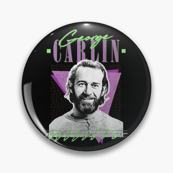 Item preview, George Carlin Vintage Style Fan designed and sold by EnikoKovacsa.