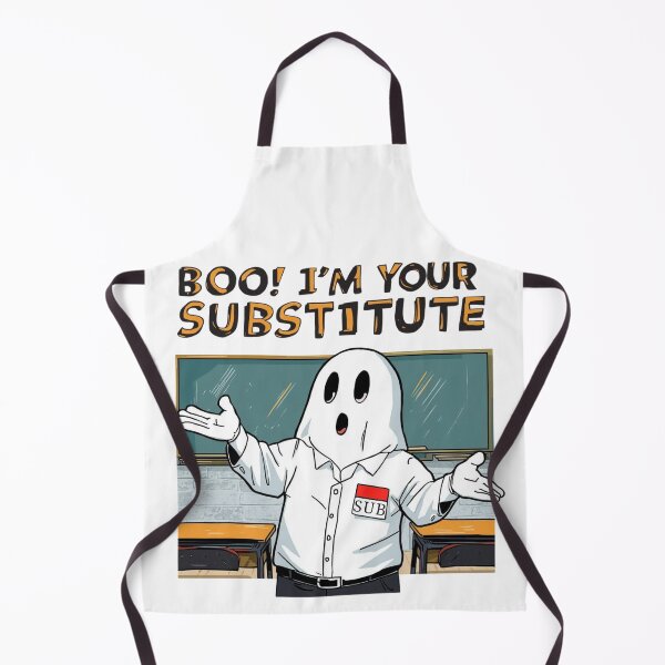 Item preview, Boo I’m Your Substitute Funny Ghost Teacher Halloween Pun designed and sold by jelonkaa.