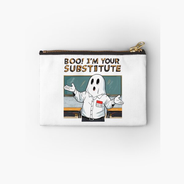 Item preview, Boo I’m Your Substitute Funny Ghost Teacher Halloween Pun designed and sold by jelonkaa.