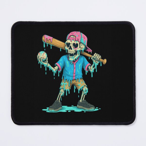 Item preview, Melting Skeleton Baseball Player Streetwear Design designed and sold by haitrieuic96.