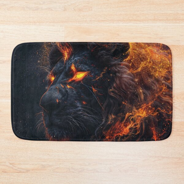Item preview, Eternal Roar – Cosmic Lion of Fire designed and sold by QuantumDrift.