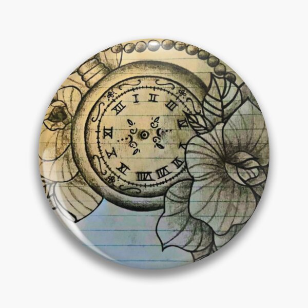 Item preview, Beautiful clock and flower designed and sold by KristinsKloset.