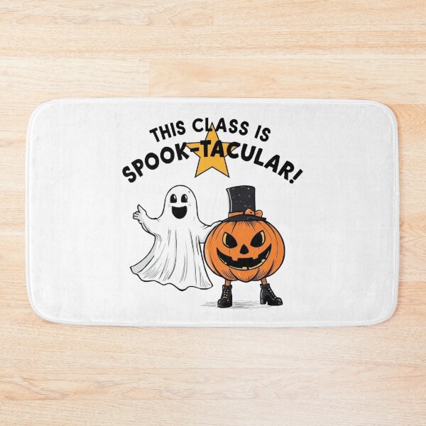 Item preview, This Class Is Spook-Tacular Halloween Ghost Pumpkin Design designed and sold by jelonkaa.